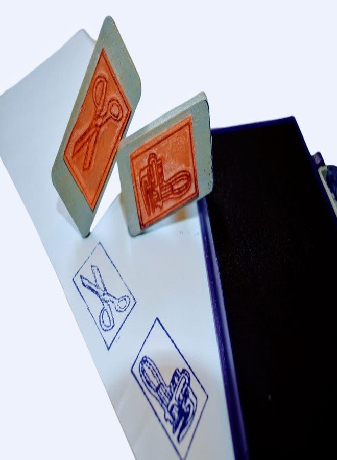 Futurez Key Home Tool Stamp Set | Educational Stamp for Students & Teachers - Pack of 12 Inking Stamps for Classroom Use, Teacher's Reward, and Homework Check | Creative Learning Tools - Image 5